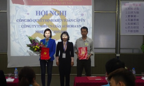 Kinh nghiệm phát triển đảng viên của Đảng bộ Công ty TNHH Công nghiệp giày Aurora Việt Nam